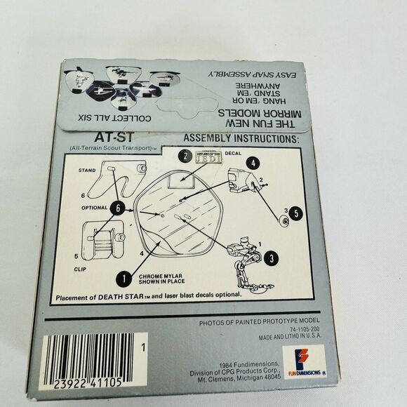 Star Wars Episode VI Mirr-A-Kit At-St Kit Fundimensions 1984 RotJ - Picture 6 of 10